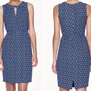 J Crew Tuscan Keyhole Sleeveless Dress size 2 Olive Green Style 02863